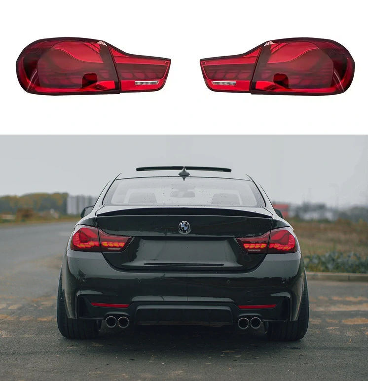 LED zadní lampy GTS pro BMW 4-Series F32 F33 F36 2014–2020, dynamické blinkry, plug & play