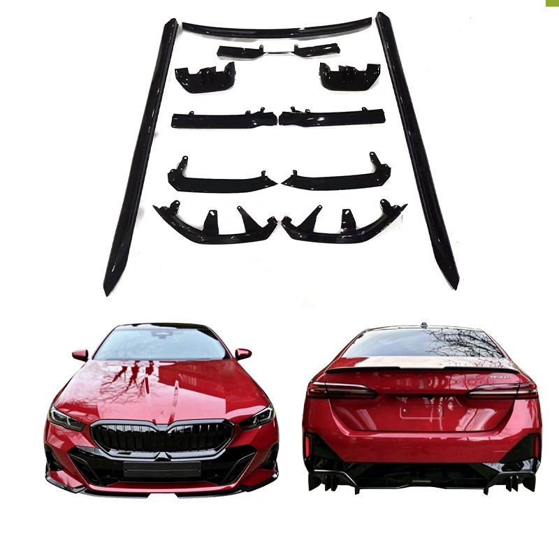 Kompletní aerodynamický body kit pro BMW řady 5 (G60/G68) M-Sport – 2023–2025 Lesklá černá