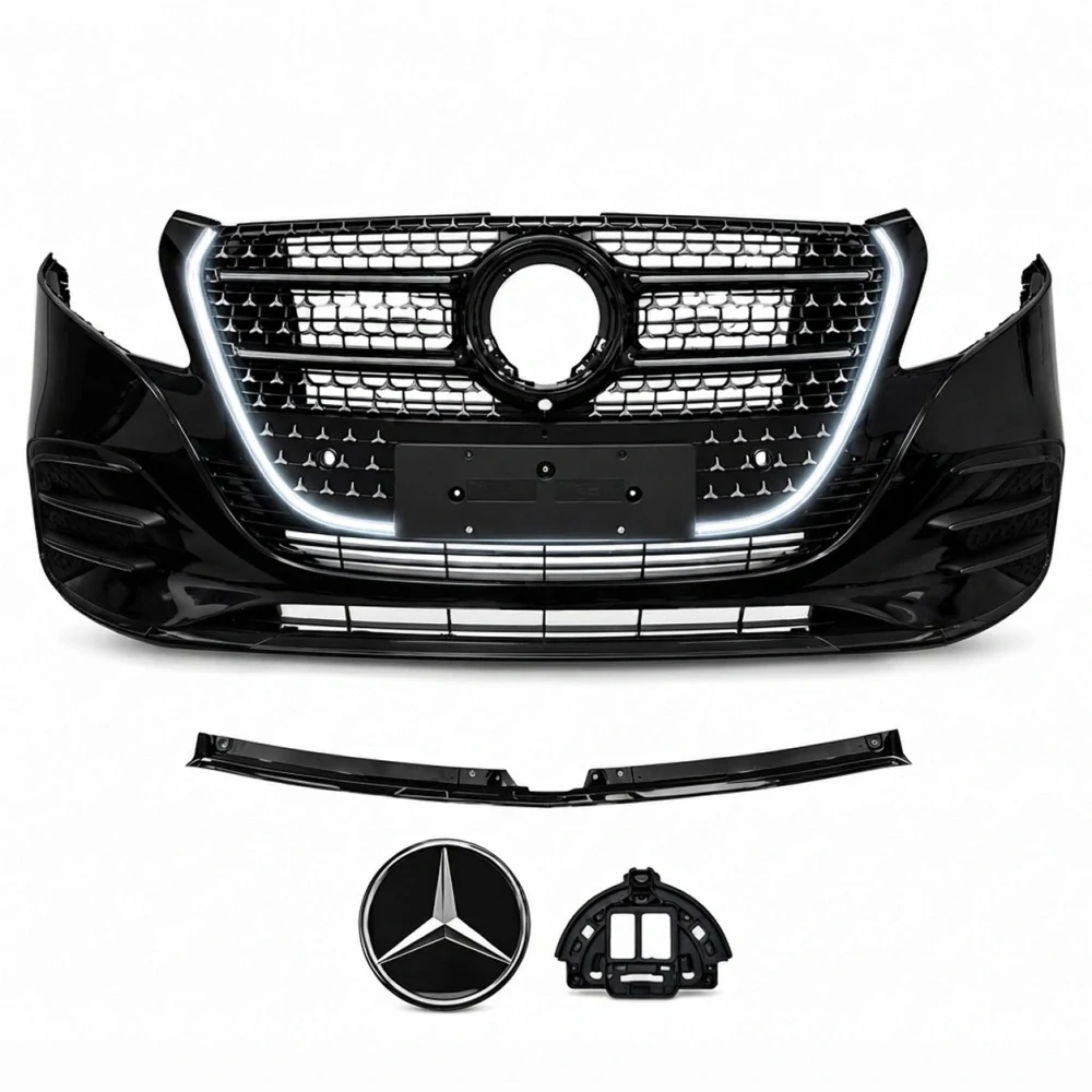 Přední nárazník AMG Mercedes-Benz W447 V-Class Vito 2025 Facelift 2014+ Night packet