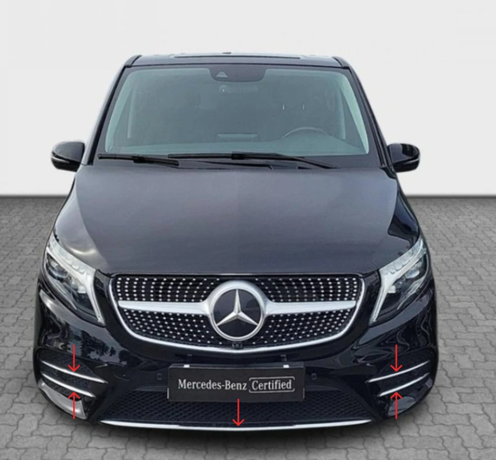 Lišty do nárazníku Mercedes Benz VClass AMG W447