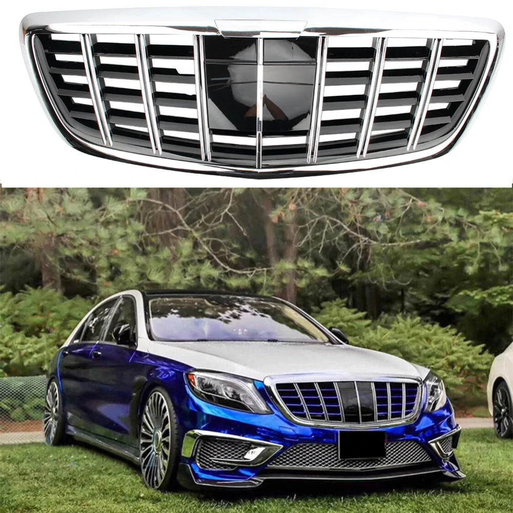 Přední maska gril Brabus Style pro Mercedes-Benz Třídy S W222 - 2013-2020