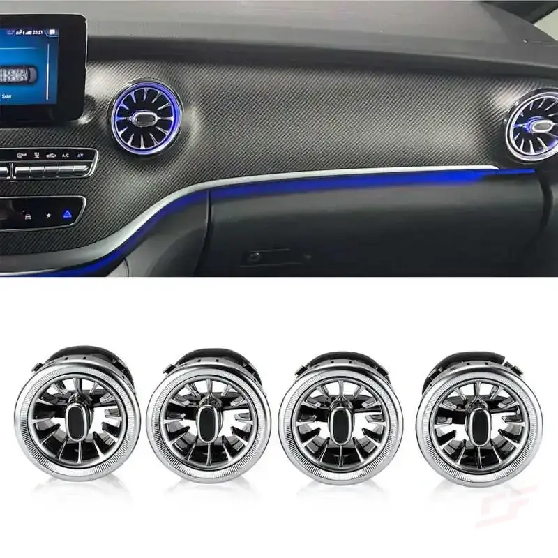 LED RGB osvětlené kryty ventilace pro Mercedes Benz w447