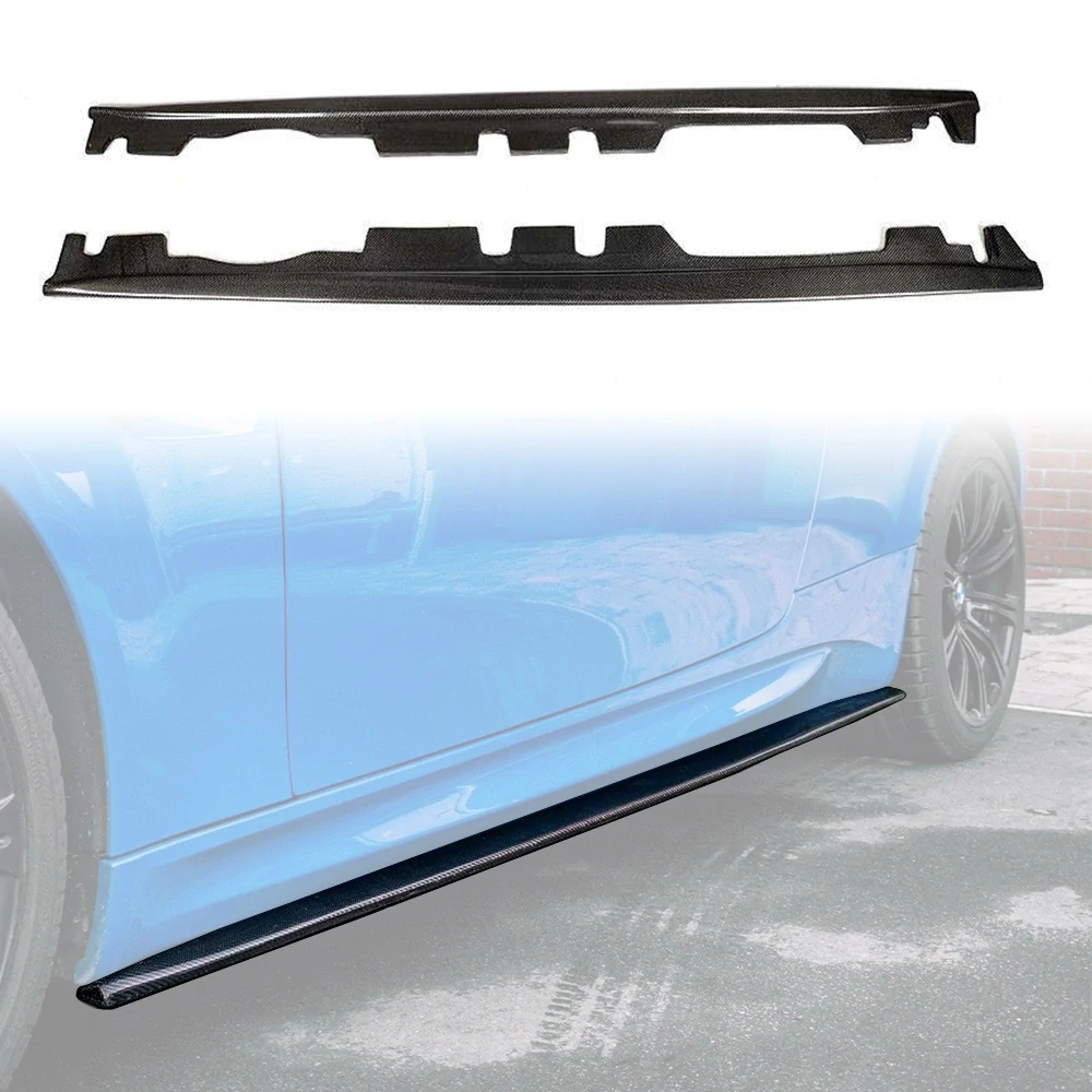 Boční prahy lipy nástavce PSM z uhlíkových vláken pro BMW E92 E93 M3 (2008-2013)