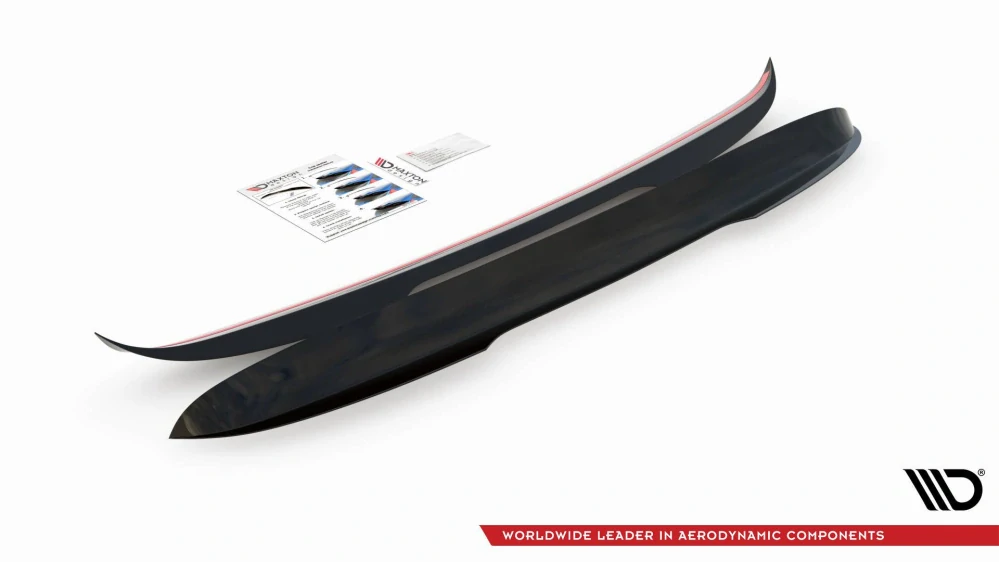 Maxton Design Spoiler Cap – zadní střešní spoiler Mercedes-Benz V-Class AMG-Line W447 Facelift 2016–2024 lesklá černá
