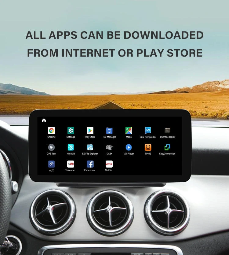 Android 13 Qualcomm Snapdragon 680 obrazovka rádio pro Mercedes Benz W166 X166 GL ML 2012-2016