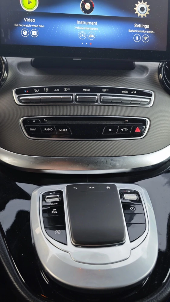 Centrální ovládací dotykový panel Touchpad pro Mercedes-Benz W447 V-Class (2015–2019)