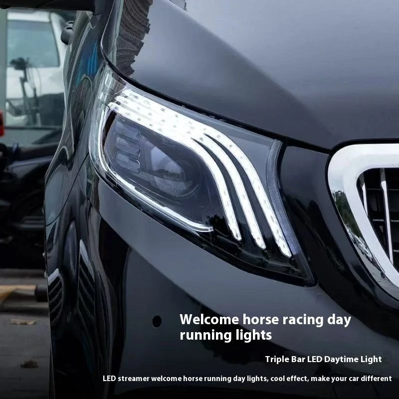 Světla LED Maybach S style pro Mercedes Benz W447 Vito V-Class 2014 - 2025 Halogen