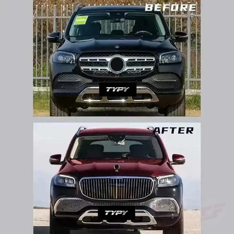 Bodykit Maybach design pro Mercedes Benz GLS X167 (2022 - 2024) - set předního a zadního nárazníku