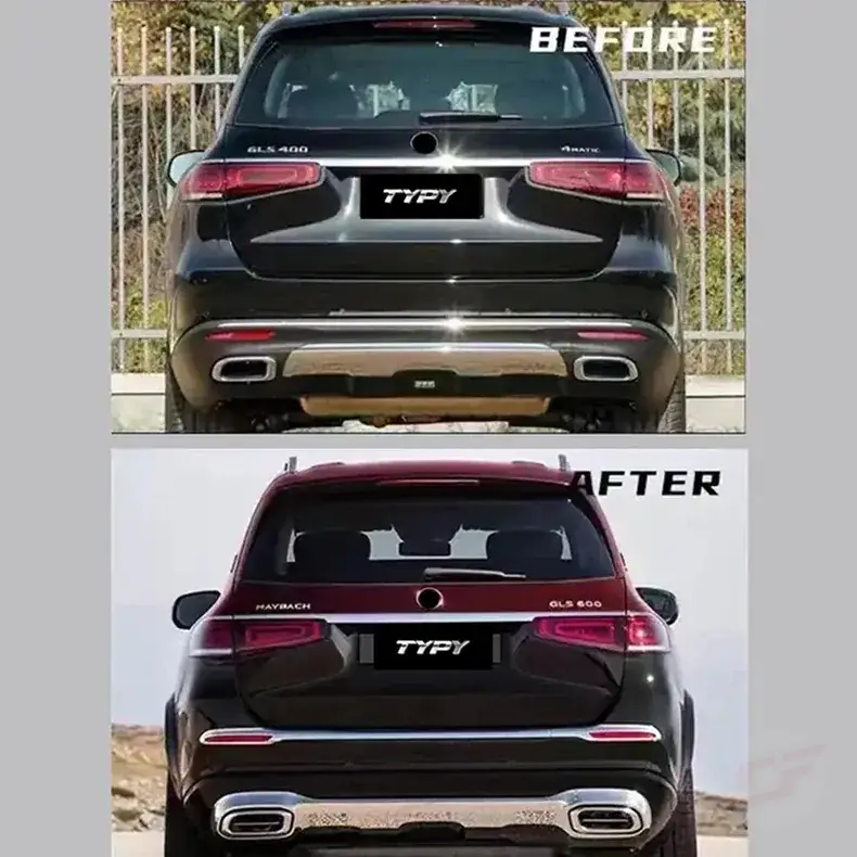 Bodykit Maybach design pro Mercedes Benz GLS X167 (2022 - 2024) - set předního a zadního nárazníku