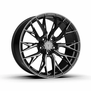 Alu kolo Yanar Wheels DNZ-20 9.5x22 5x112 ET32 Premium Flow Forged Tinted Black