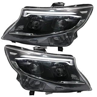 Přední LED světla Facelift model 2025 pro Mercedes-Benz W447 V-Class a Vito, náhrada za halogen