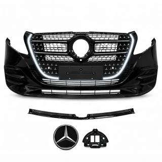 Přední nárazník AMG Mercedes-Benz W447 V-Class Vito 2025 Facelift 2014+ Night packet