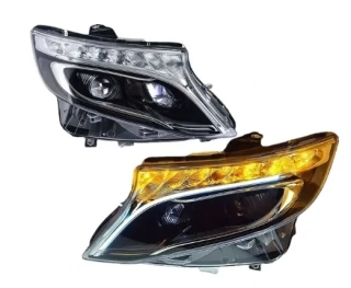 Přední Full LED světlomety pro Mercedes-Benz W447 VITO (2014+) – Pro halogenové verze