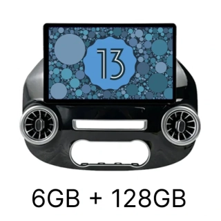 Android 13 QLED obrazovka rádio pro Mercedes Benz W447 Vito 2014-2022 GPS 5G WIFI CarPlay Navigace