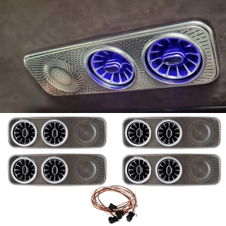 Stropní výdechy klimatizace s ambientním osvětlením pro Mercedes-Benz V-Class / Vito W447 (2014-2023)